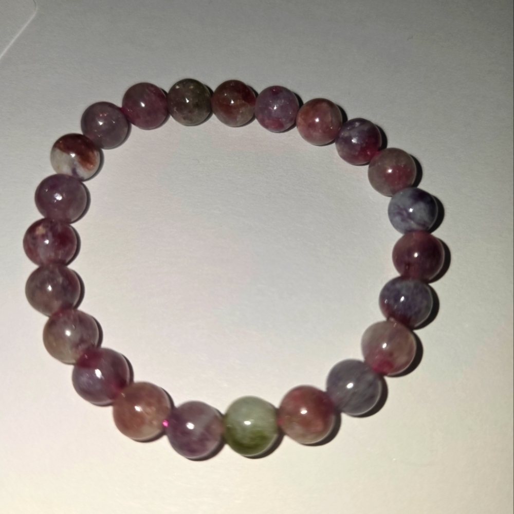 8mm Watermelon Tourmaline bracelet